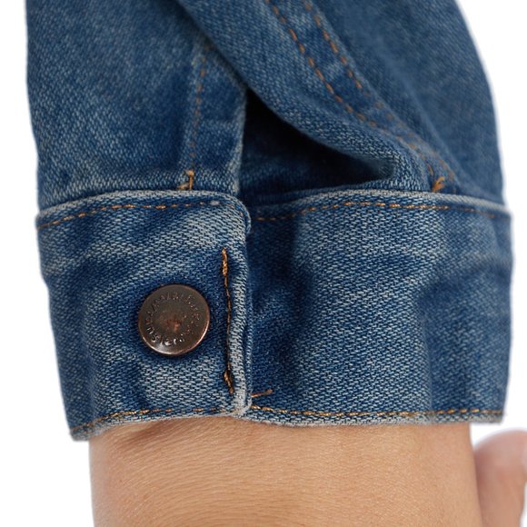 Wrangler Yellowstone Dutton Ranch Jean Denim Jacket Size Large - Picture 5 of 8